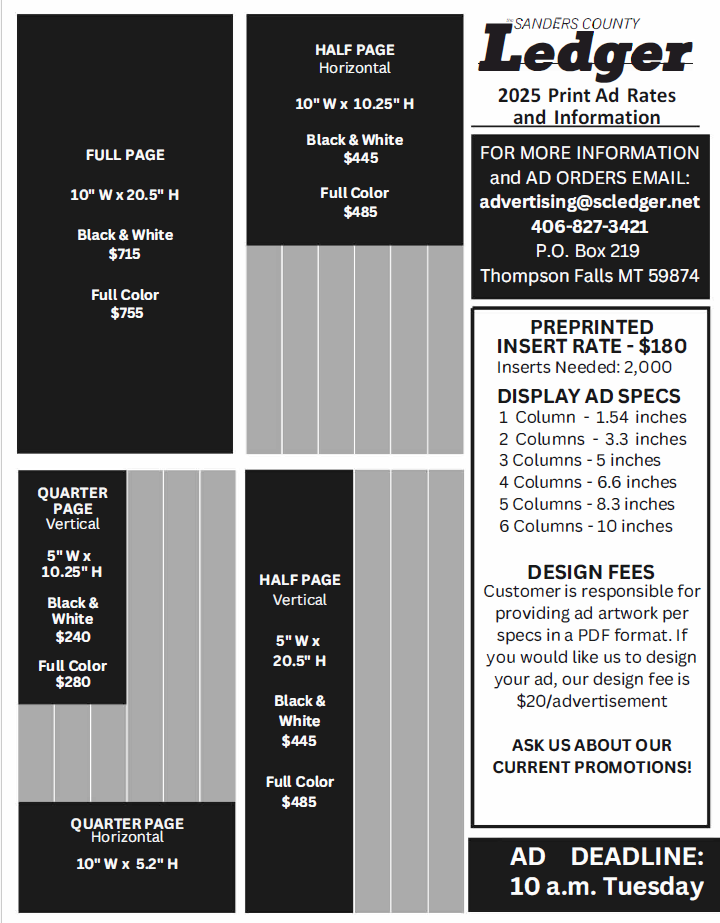 Advertising Rate Card