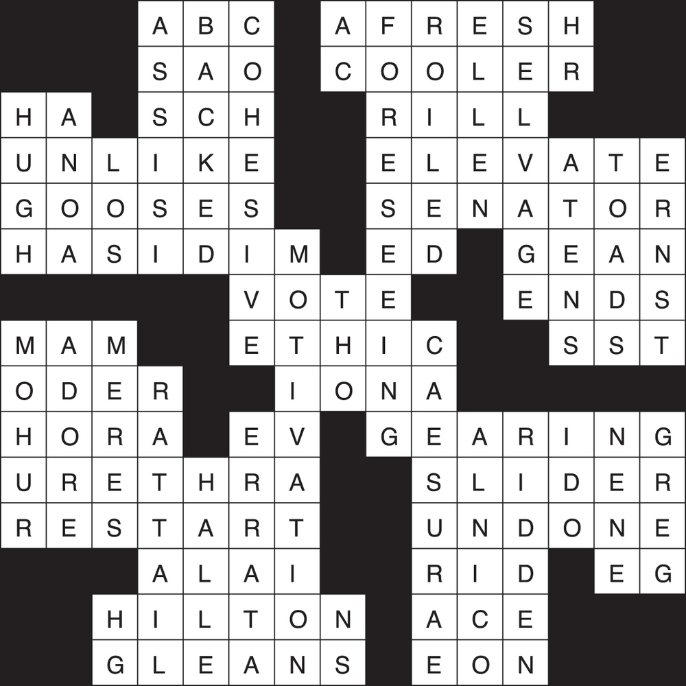 Crossword Solution Sanders County Ledger